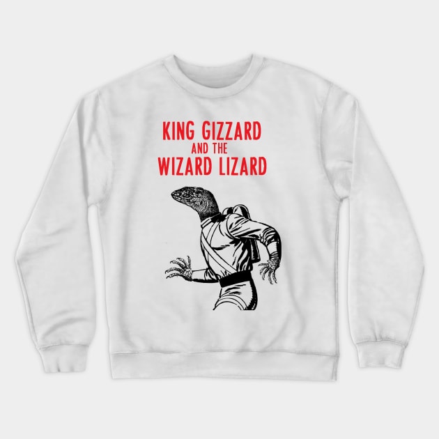 KING GIZZARD and the LIZARD WIZARD Crewneck Sweatshirt by Stubbs Letterpress
